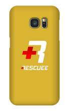 RESCUEE Samsung Phone Case White and Red Logo