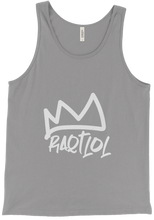 camiseta tirantes logo blanco raqtlol