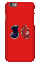 Red and Blue iPhone Phone Cases