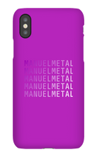 manuelmetal iPhone Phone Cases