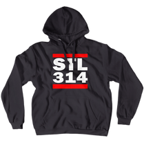 STL-314 Wht Hoodies (No-Zip/Pullover)