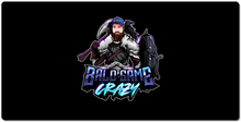 Bald Game Crazy XXL Gaming Mousepad