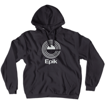 Epik 70's Hoodie (White Print)