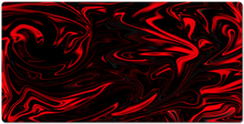 XXL Gaming Mousepad black with red swirl