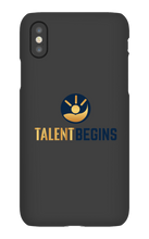 Talent Begins iPhone Case