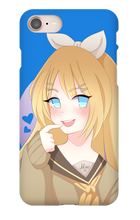 miko_ribbit iPhone Phone Cases (art by dellelone)