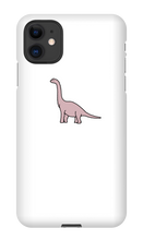 white case pink dino