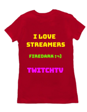 T-shirt I love back streamers