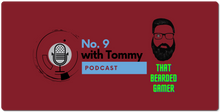 number9withtommypodcast XXL Gaming Mousepad