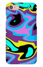 80's swirl iPhone Phone Cases