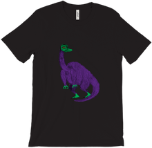 Green and Purple Woolly Dino T-Shirts