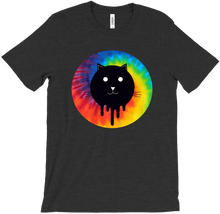 Meowseaa Tie-Dye dripping cat logo T-shirt