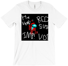 Red Blamed T-shirt