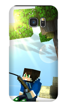Case para Samsung Minecraft JuaoGL Pescando