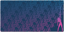 Rosa_Ylva XXL Gaming Mousepad - Channel Colours