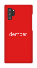 dember Text Phone Case (Samsung)