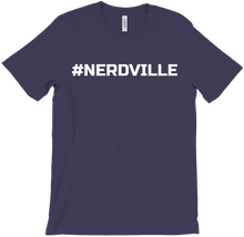 NERDVILLE White Letter Tee