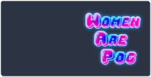 WAP (Women Are Pog) XXL Mousepad