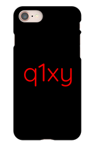 q1xy iPhone Phone Cases