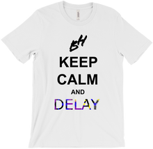 Keep calm and delay (black)
