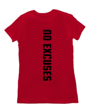NO EXCUSES women tshirt back