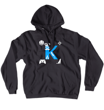 Keekster_ Logo (White) Hoodie (Pullover)