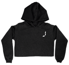 Cropped Hoodie White Logo