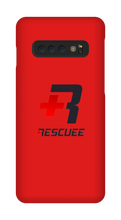 RESCUEE Samsung Phone Case Black and Red Logo