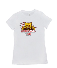 SERVAL121- tshirt-women Red logo