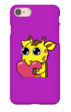 lexxlegion heart giraffe iPhone Phone Cases