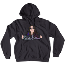 LunaSaren Whitelined Logo Hoodie (No-Zip/Pullover)