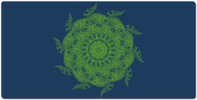 funverhau XXL Mandala Halloween Gaming Mousepad