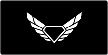 White Diamond Logo XXL Gaming Mousepad