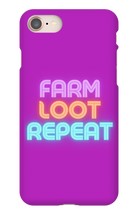 Farm Loot Repeat iPhone Cases