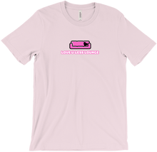 Luv U Less Lounge T-Shirt (Pink Logo)