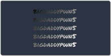 bigdaddypwn5 XXL Gaming Mousepad