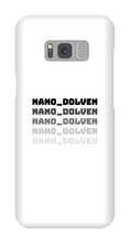 Nano_Dolven's Samsung Phone Cases Black Text