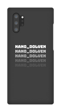 Nano_Dolven's Samsung Phone Cases White Text
