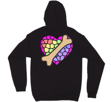 Rainbowne Heart Hoodies Back Print