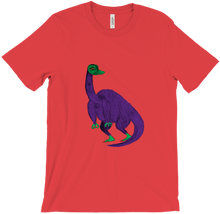 Green and Purple Woolly Dino T-Shirts