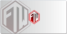 FTW XXL Gaming Mousepad Red/Black Logo