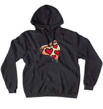 Heart Hoodie (No-Zip/Pullover)