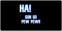 Pew Pew XL mousepad