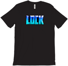 T-Shirt Logo Lock 3D Blue
