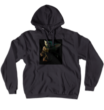 Baby Yoda Hoodies (Black) (No-Zip/Pullover)