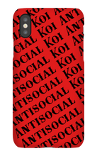 Antisocialkoi Iphone case