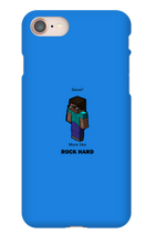 Rock hard iPhone Phone Cases