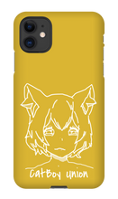 Catboy Union iPhone case (White)