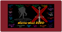Warrior Week Heroes XXL Mousepad. ***Supports WWP