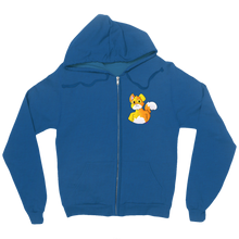 Cat's Zip Up Hoodie (No Background) (Small Image)